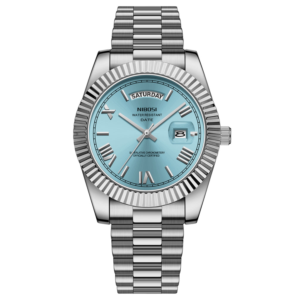 NIBOSI Royal Date Tiffany Blue