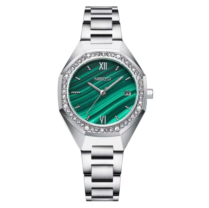 NIBOSI Lumière - Silver Emerald