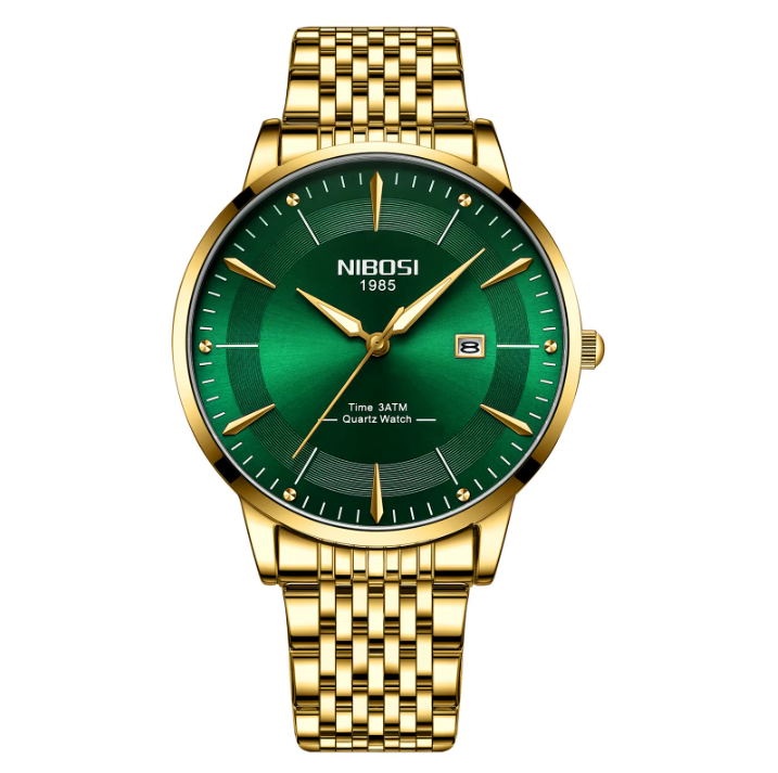 NIBOSI Prestige Emerald Gold