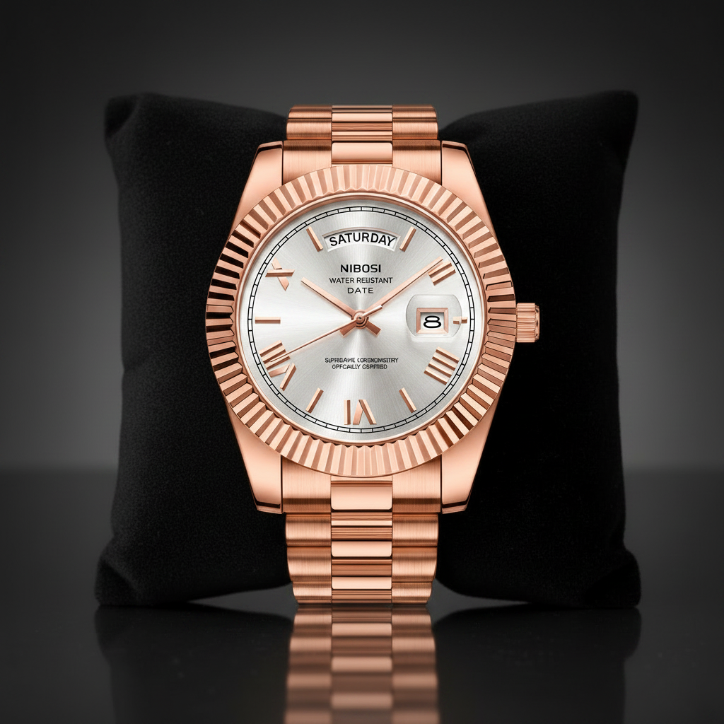 Day-Date Rosé Platinum Silver