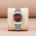 Ladies Royal Date Burgundy Red