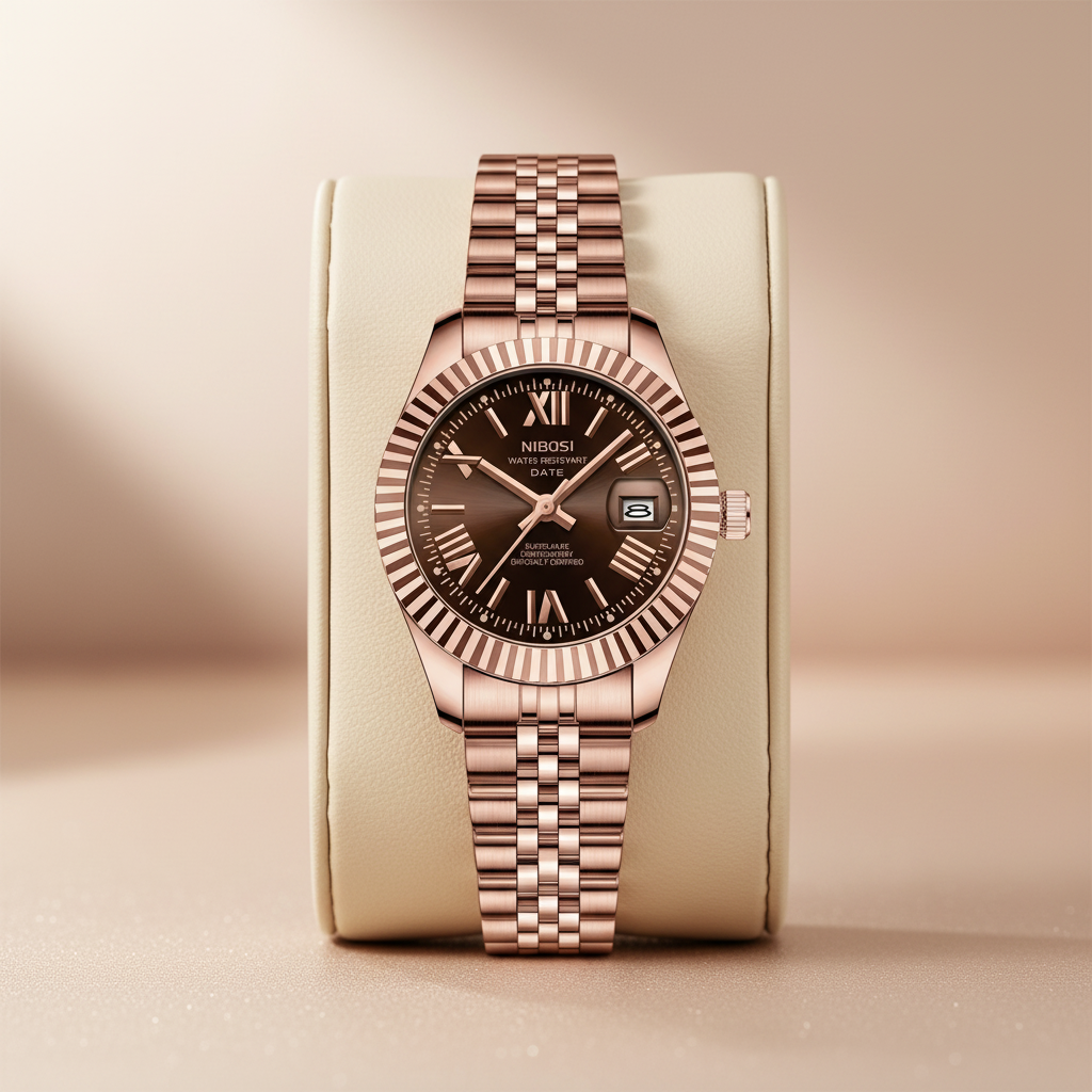 Ladies Royal Date Rosé Chocolate Brown