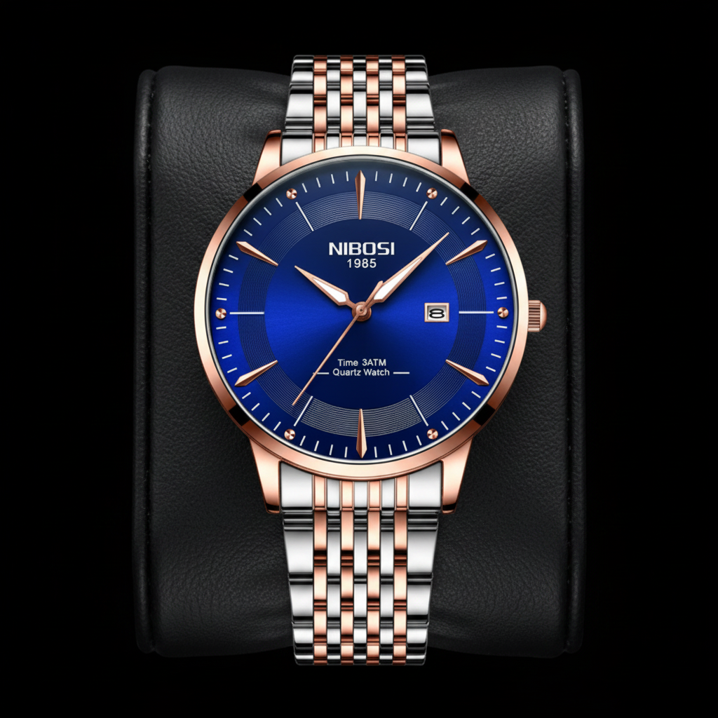 NIBOSI Prestige Ocean Blue Rose