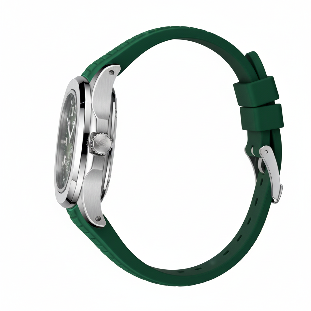 NIBOSI Royal Oak Grün - Seitenansicht