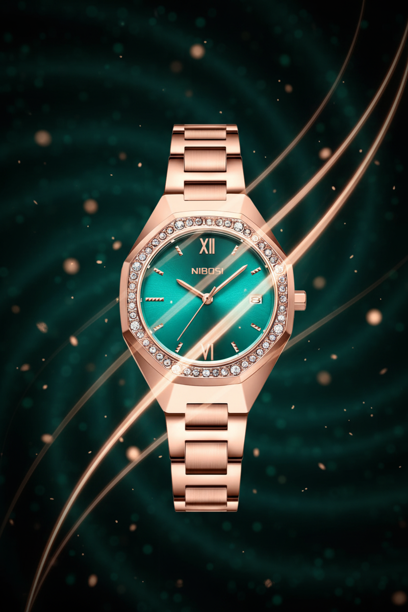 Rose Gold Emerald