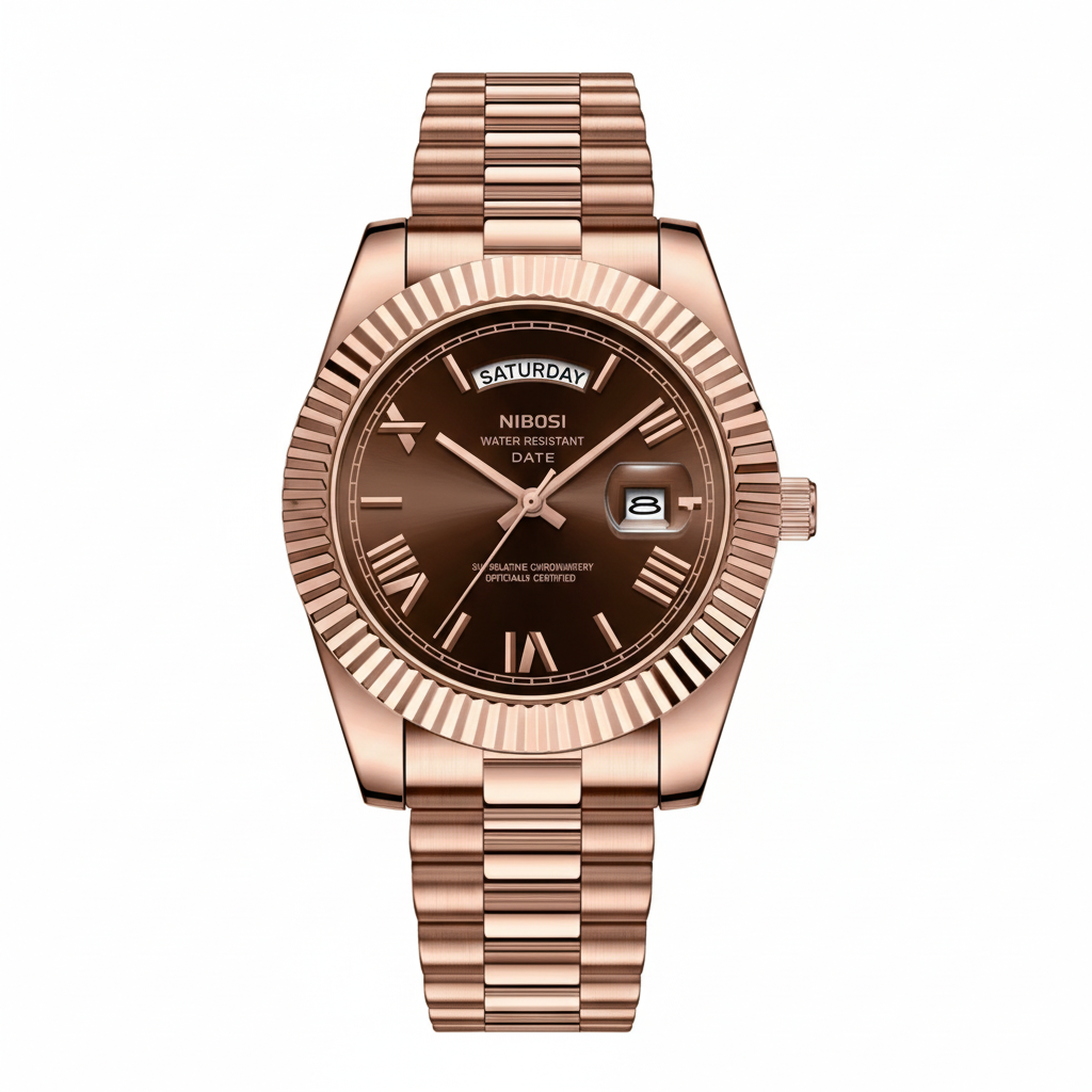 NIBOSI Royal Date Rosé Braun