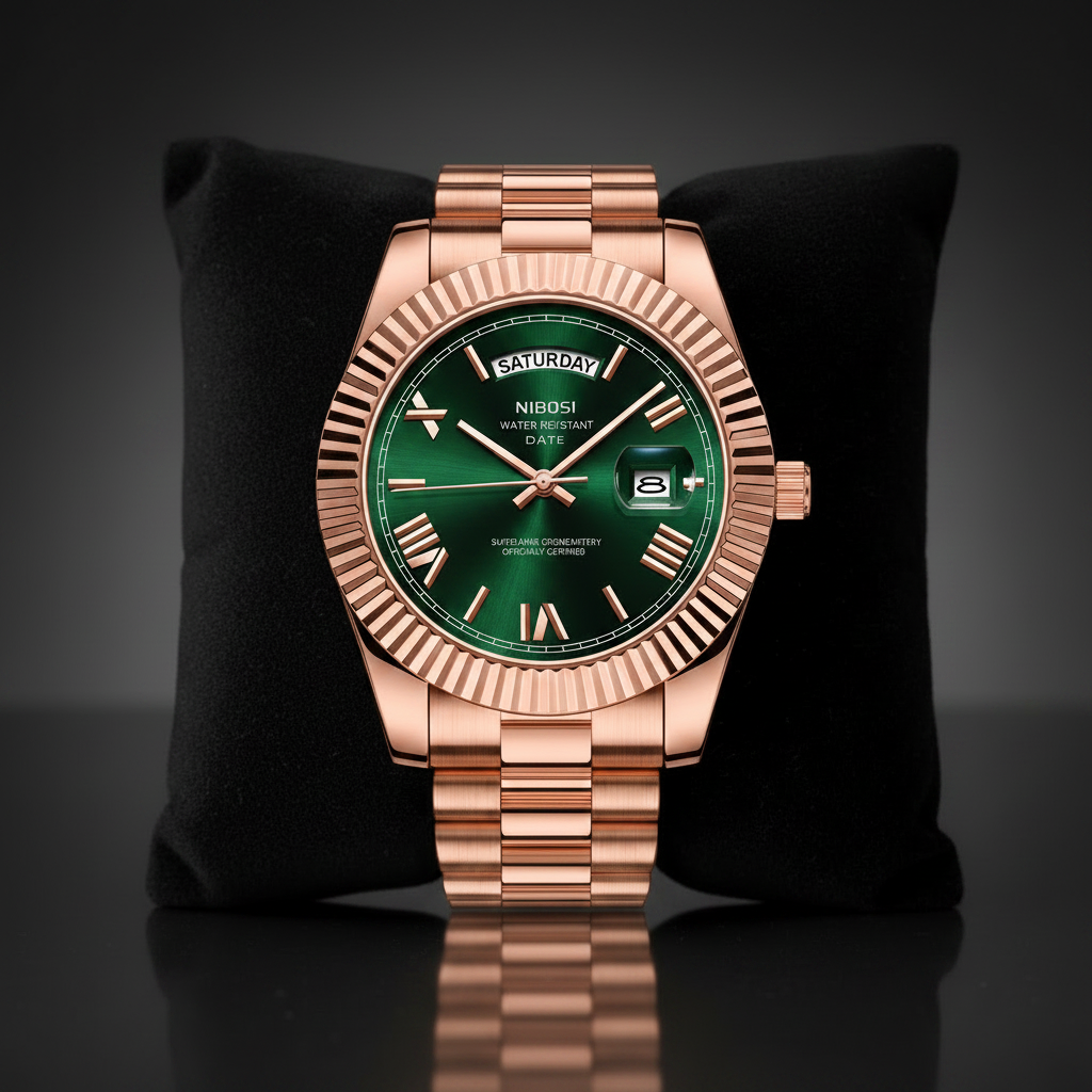 Royal Date Rosé Forest Green