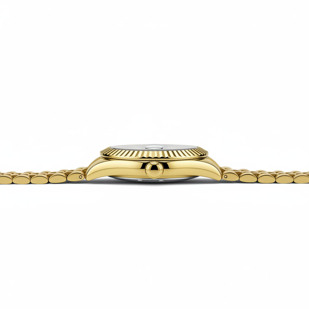 Schwarz Gold Seitenprofil